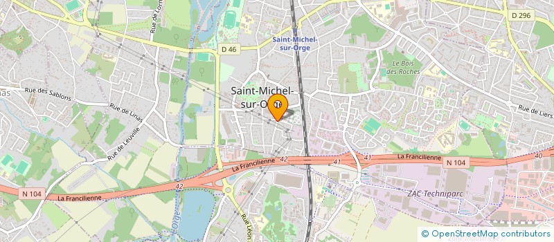 localisation de l'entreprise MADAME DANGUOLE GINTAUTAITE à SAINT-MICHEL-SUR-ORGE