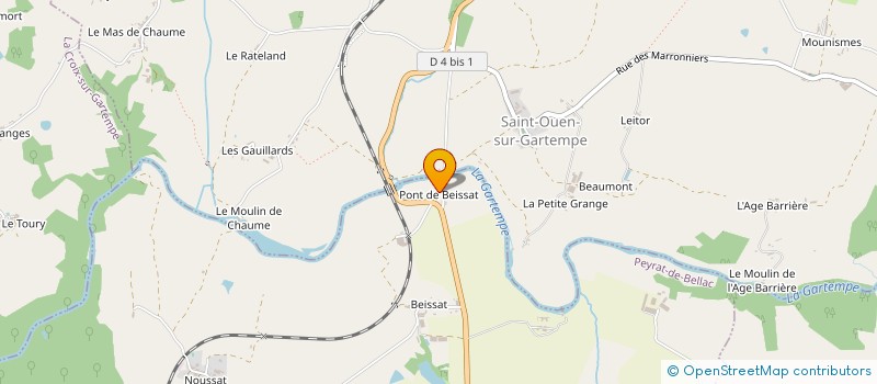 localisation de l'entreprise MADAME DANI MEYLEMANS  PEYRAT-DE-BELLAC