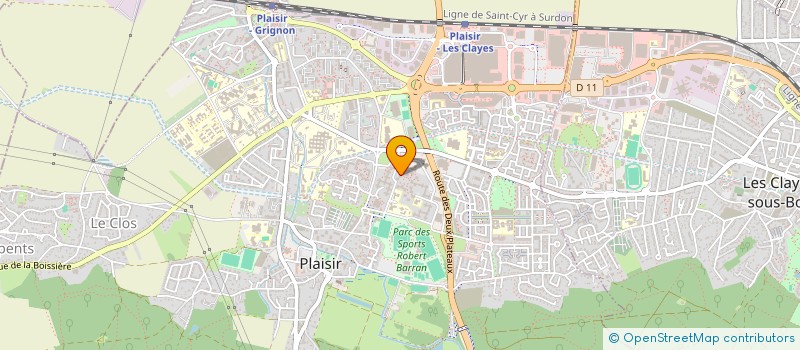 localisation de l'entreprise MADAME DANIA FAIZA EDMOND  PLAISIR