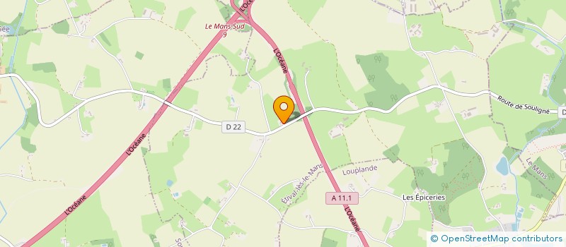 localisation de l'entreprise MADAME DANIE COUDREUSE  PRUILLE LE CHETIF