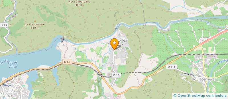 localisation de l'entreprise MADAME DANIEL BERNARD  RODES