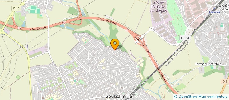 localisation de l'entreprise MADAME DANIEL BRICE  GOUSSAINVILLE