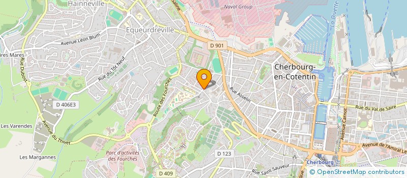 localisation de l'entreprise MADAME DANIEL MASQUELIER à CHERBOURG-EN-COTENTIN