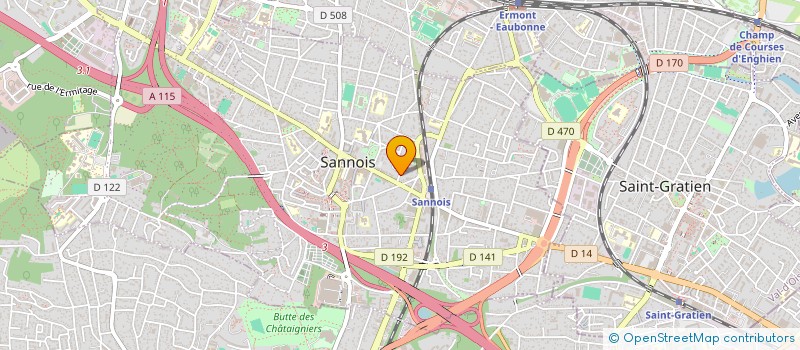 localisation de l'entreprise MADAME DANIELA ALDREY RODRIGUEZ  SANNOIS