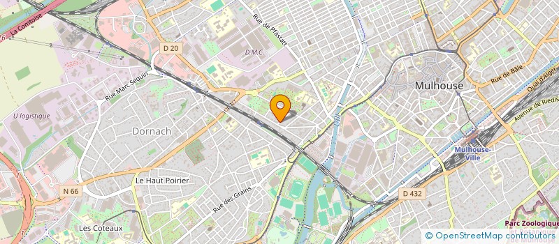 localisation de l'entreprise MADAME DANIELA ALFAMA  MULHOUSE