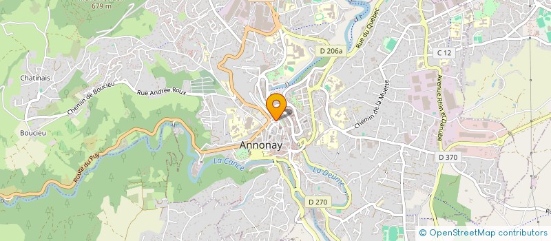 localisation de l'entreprise MADAME DANIELA ANDREA TRAMONTINA BLACK  ANNONAY