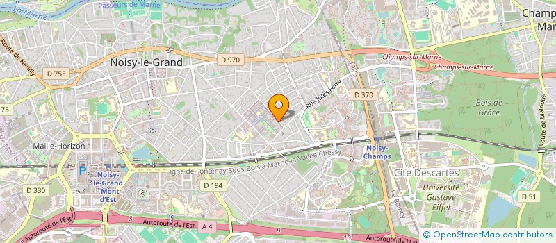 localisation de l'entreprise MADAME DANIELA ANGHEL  NOISY-LE-GRAND