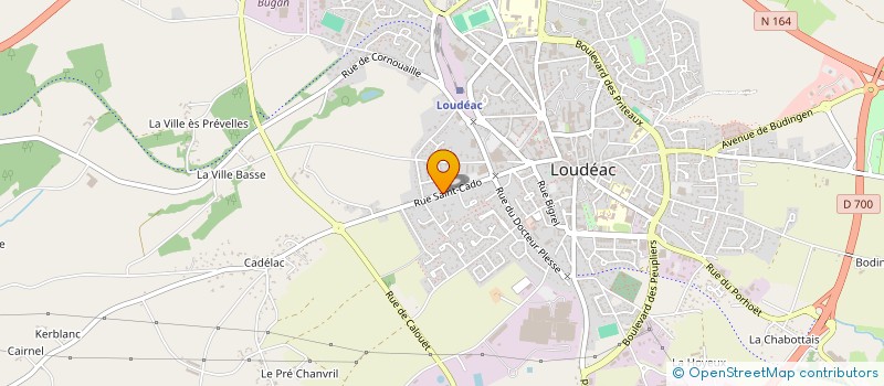 localisation de l'entreprise MADAME DANIELA APITEANU à LOUDEAC