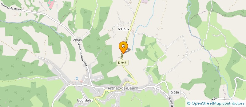 localisation de l'entreprise MADAME DANIELA AUGUSTO HENRIQUES à ARTHEZ-DE-BEARN