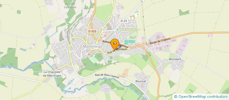 localisation de l'entreprise MADAME DANIELA BALAN  MONTMIRAIL