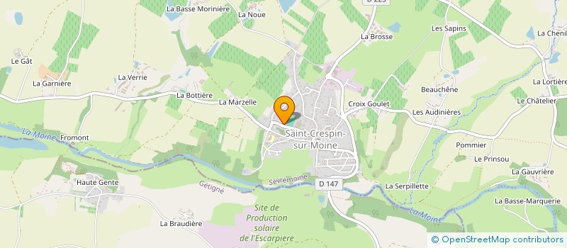 localisation de l'entreprise MADAME DANIELA BARBOSA MONTEIRO  SEVREMOINE