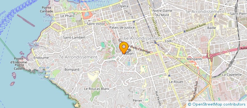 localisation de l'entreprise MADAME DANIELA BARROS CALDELLAS DE QUEIROZ  MARSEILLE