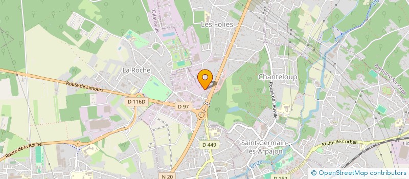 localisation de l'entreprise MADAME DANIELA BOGDANOV à SAINT-GERMAIN-LES-ARPAJON