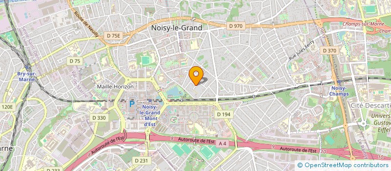 localisation de l'entreprise MADAME DANIELA BORHIDAN  NOISY-LE-GRAND