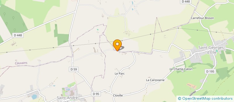 localisation de l'entreprise MADAME DANIELA BOURDON à CERISY-LA-FORET