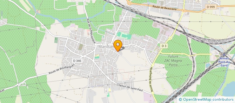 localisation de l'entreprise MADAME DANIELA CAPORALI  MANDUEL