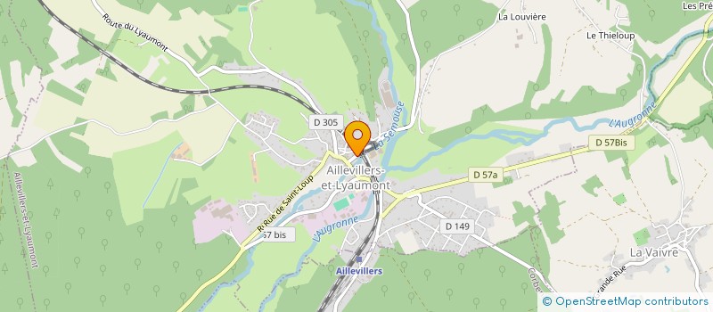 localisation de l'entreprise MADAME DANIELA CRISAN à AILLEVILLERS-ET-LYAUMONT