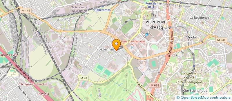 localisation de l'entreprise MADAME DANIELA DE LIMA PARDO  LEZENNES