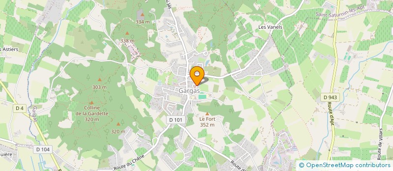 localisation de l'entreprise MADAME DANIELA DE MELO CARVALHO  GARGAS