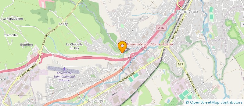 localisation de l'entreprise MADAME DANIELA DOS SANTOS  SAINT-JUST-SAINT-RAMBERT