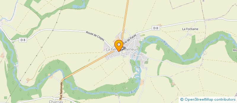 localisation de l'entreprise MADAME DANIELA DOS SANTOS PEREIRA à CLOYES-LES-TROIS-RIVIERES