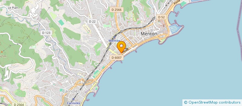 localisation de l'entreprise MADAME DANIELA ELENA GHERISSI à MENTON