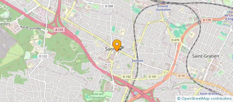 localisation de l'entreprise MADAME DANIELA FERRARI  SANNOIS