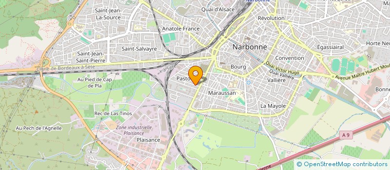 localisation de l'entreprise MADAME DANIELA FLEURET  NARBONNE