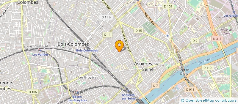 localisation de l'entreprise MADAME DANIELA GHINEA  ASNIERES-SUR-SEINE
