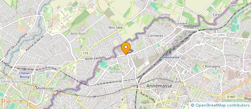 localisation de l'entreprise MADAME DANIELA GIANNONE  AMBILLY