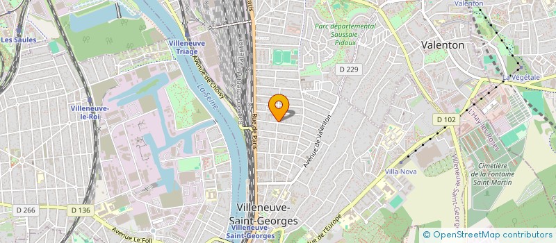 localisation de l'entreprise MADAME DANIELA GISCA  VILLENEUVE-SAINT-GEORGES