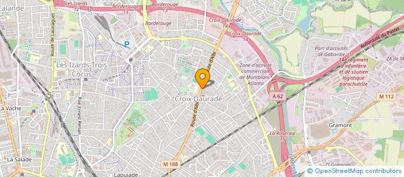 localisation de l'entreprise MADAME DANIELA GONCALVES TOUCAS  TOULOUSE