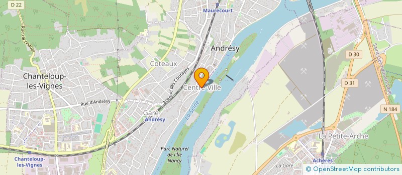 localisation de l'entreprise MADAME DANIELA KALCHEVA  ANDRESY