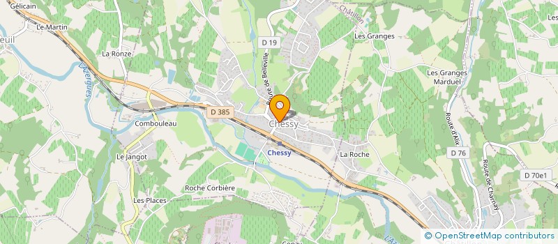 localisation de l'entreprise MADAME DANIELA KRETSCHMER à CHESSY