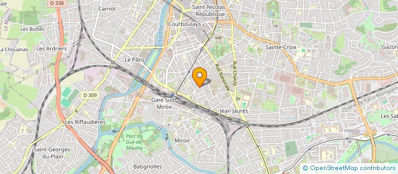 localisation de l'entreprise MADAME DANIELA LE FLOCH  LE MANS