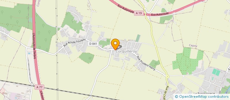 localisation de l'entreprise MADAME DANIELA LILIANA NEGROIU  CORQUILLEROY