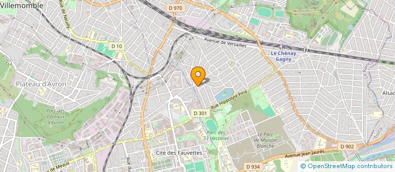 localisation de l'entreprise MADAME DANIELA LOZIC  GAGNY