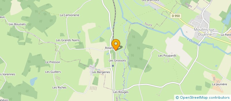 localisation de l'entreprise MADAME DANIELA LUCAS FERREIRA  TOUCY