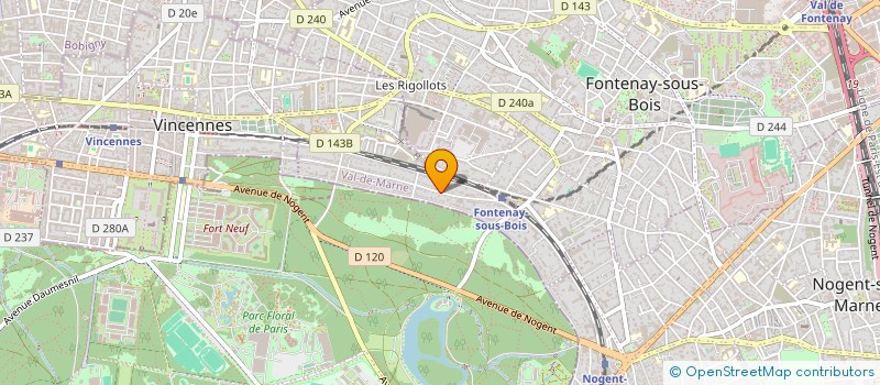 localisation de l'entreprise MADAME DANIELA MALLIA TESTAFERRATA à FONTENAY-SOUS-BOIS