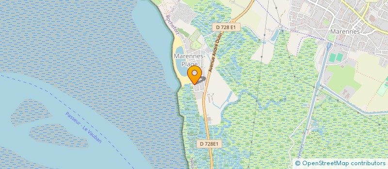 localisation de l'entreprise MADAME DANIELA MANZI  MARENNES-HIERS-BROUAGE