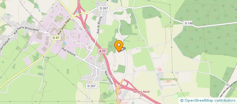 localisation de l'entreprise MADAME DANIELA MARIN  COULANGES-LES-NEVERS