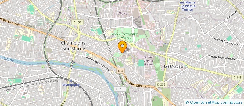 localisation de l'entreprise MADAME DANIELA MARQUES FERREIRA SILVA  CHAMPIGNY-SUR-MARNE