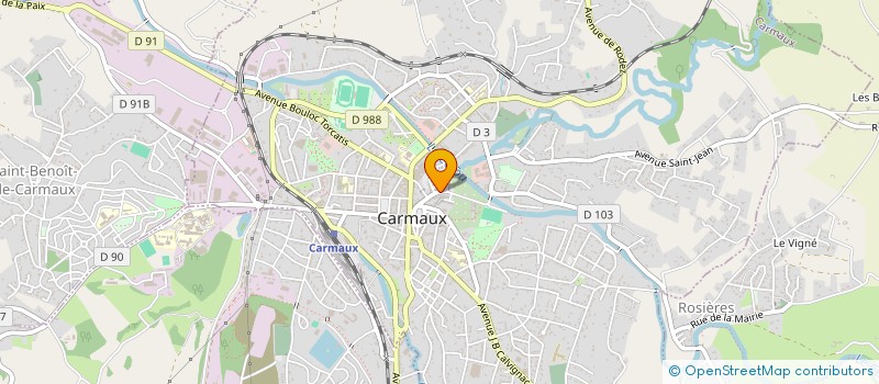 localisation de l'entreprise MADAME DANIELA MIHAELA MATEI  CARMAUX