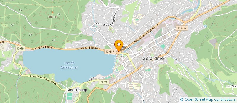 localisation de l'entreprise MADAME DANIELA MIHAITA  GERARDMER