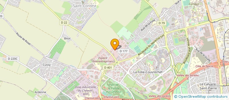 localisation de l'entreprise MADAME DANIELA MIRCEA  SAINT-CONTEST