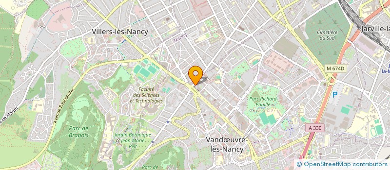 localisation de l'entreprise MADAME DANIELA MITEVSKI  VANDUVRE-LES-NANCY