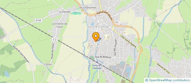 localisation de l'entreprise MADAME DANIELA MOREIRA ESTREMINA  SURY-LE-COMTAL