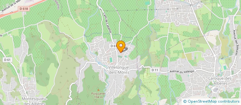 localisation de l'entreprise MADAME DANIELA PEREIRA SAMPAIO  VILLELONGUE-DELS-MONTS