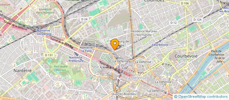 localisation de l'entreprise MADAME DANIELA PINA ROSAS à COURBEVOIE