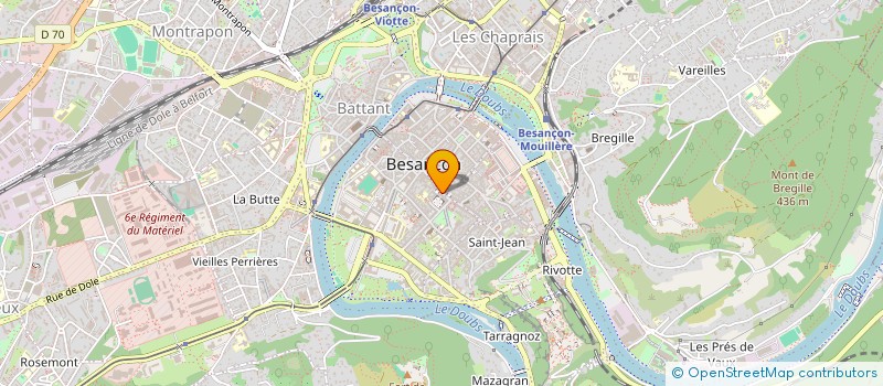 localisation de l'entreprise MADAME DANIELA PLATA RODRIGUEZ  BESANCON